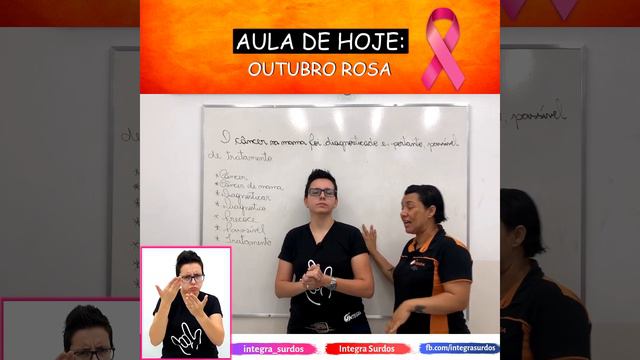 Aula de LIBRAS - Outubro Rosa смотреть онлайн