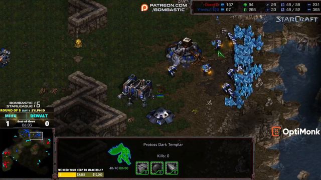 BSL16 RO.8 - Mihu vs Dewalt - best-of-three - StarCraft BroodWar World Championship Outside Korea смотреть онлайн