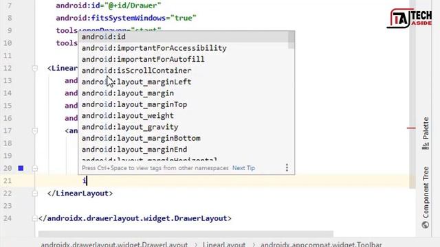 How to Create Navigation Drawer Activity/Side bar -Android Studio 3.6 Tutorial Tech Aside смотреть онлайн