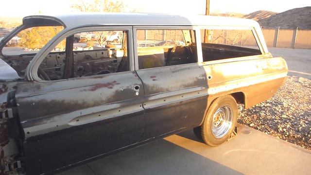 1962 Pontiac Bonneville Safari Station Wagon Rolling Replacemnet Body Shell (sold) смотреть онлайн