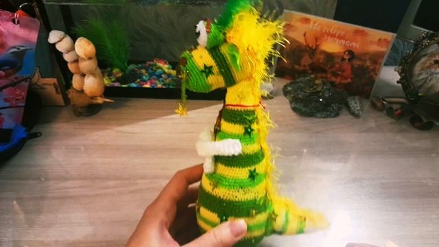 Игрушка Дракон крючком смотреть онлайн