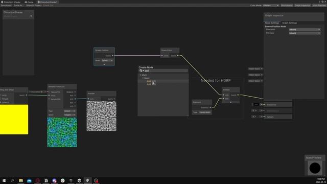 Distortion Shader Graph Unity HDRP смотреть онлайн