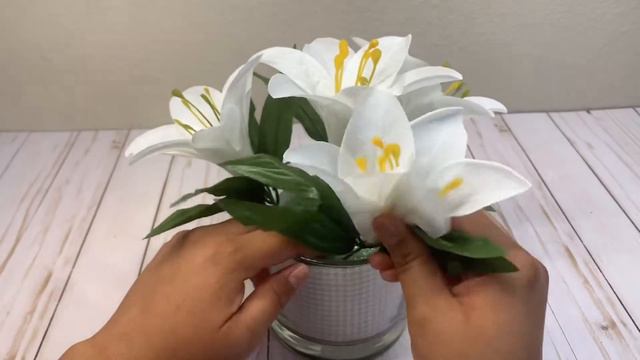 EASY & ELEGANT Wedding Centerpiece | DIY Wedding Centerpiece on a Budget | Bridal Shower Centerpiec смотреть онлайн