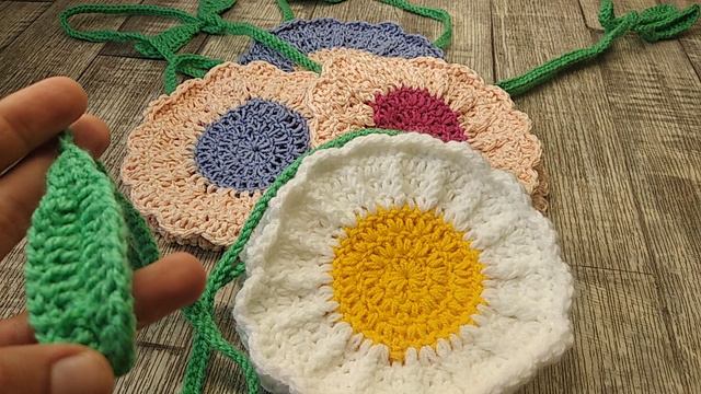 Детские сумочки цветочки крючком смотреть онлайн