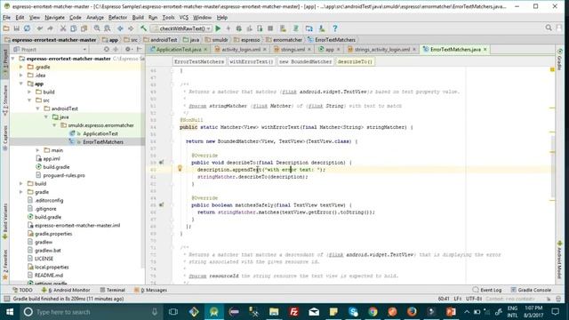 Espresso Custom Matchers смотреть онлайн