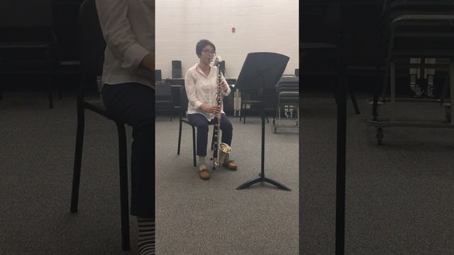 Rhoads Bass Clarinet Etude #18 смотреть онлайн