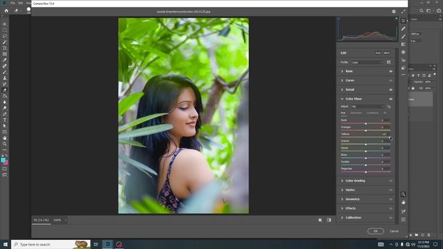 photo editing//photoshop tutorial//simple trick color grading смотреть онлайн