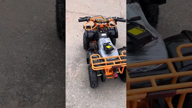 Квадроцикл электрический детский Crosser 1000W - оранжевый