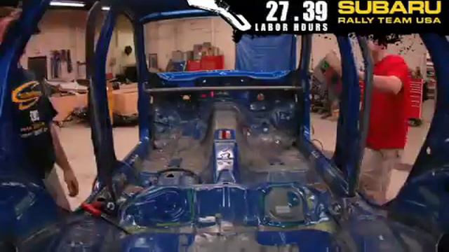 Ensamblaje del Subaru Impreza WRC en 3 min смотреть онлайн
