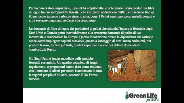 Green Life Pellets - Il pellet americano: un eco inarrestabile verso l'Europa! смотреть онлайн