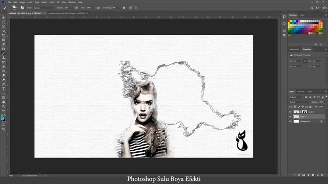 Adobe Photoshop'ta Sulu boya Efekti смотреть онлайн