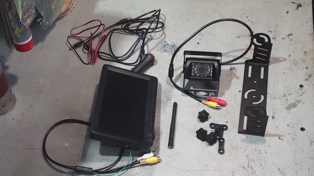 Обзор камеры заднего вида на прицеп