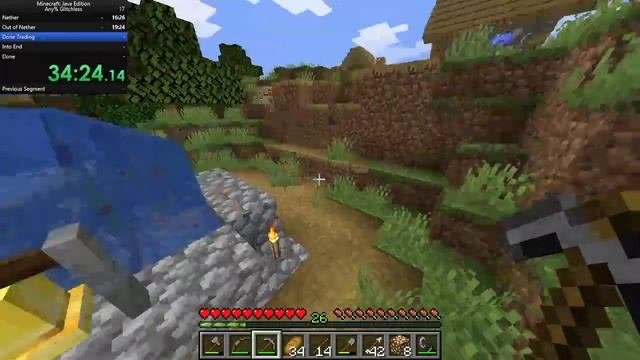 Minecraft: Java Edition Any% Random Seed Glitchless Speedrun in 1:09:36 смотреть онлайн