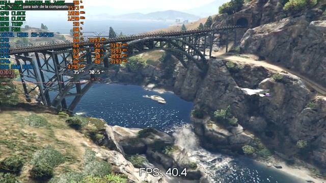 GTA V benchmark 720P normal very high textures i5 3470s R5 340x OC смотреть онлайн