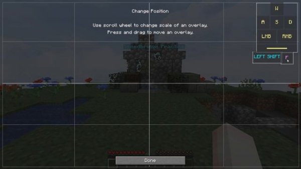 Minecraft 1.16.5 - Keystrokes mod (with SpeedBridge maps)