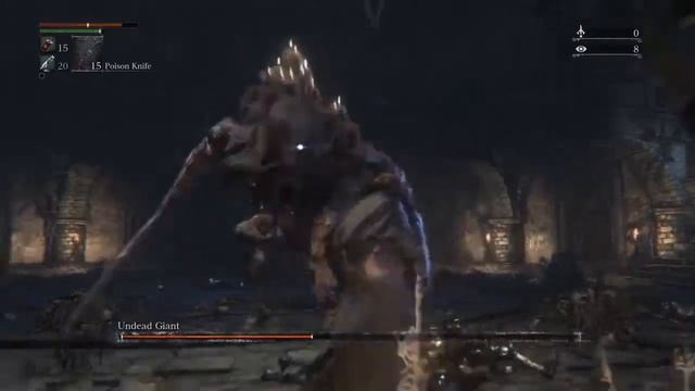 Bloodborne Undead Giant Fight смотреть онлайн