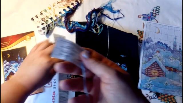 Вышивка крестом. Процесс. Сочельник. Чудесная игла. смотреть онлайн