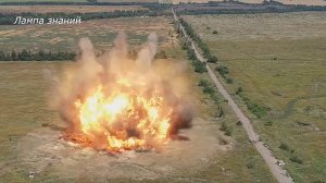 Уничтожение 3 тонн мин на Украине
