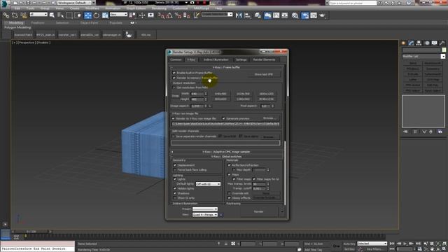 V-RAY FRAME buffer 3Ds max Party 2 DI-box смотреть онлайн