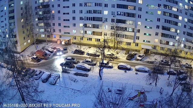 Тест поздняя осень 2020. HI3516EV200 IMX307 объектив F0.9 4мм (IVG-85HF20PYA-S )