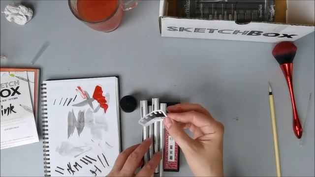 Распаковка Sketchbox premium & basic Oktober2020 / октябрь2020 смотреть онлайн