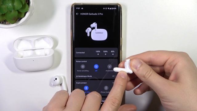 How To Turn On & Off Noise Cancelling On Honor Earbuds 3 Pro?