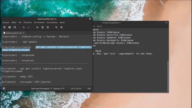 Configurando acesso VNC na Orange Pi смотреть онлайн