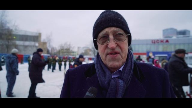 Церемония возложения цветов к памятнику Анатолию Тарасову смотреть онлайн