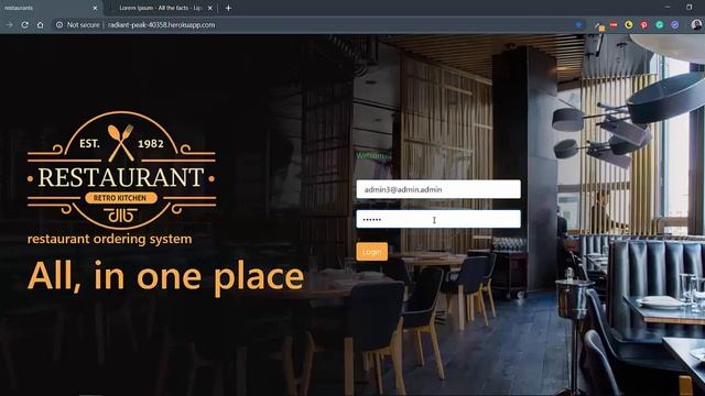 Restaurant MEAN Stack app reciving orders смотреть онлайн