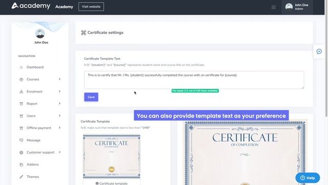 Certificate addon for Academy LMS смотреть онлайн