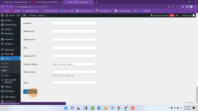 How to change WordPress password смотреть онлайн