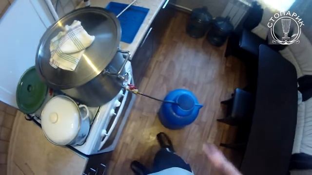 Ирландский стаут. Видео 6. Фильтрация сусла от дробины смотреть онлайн