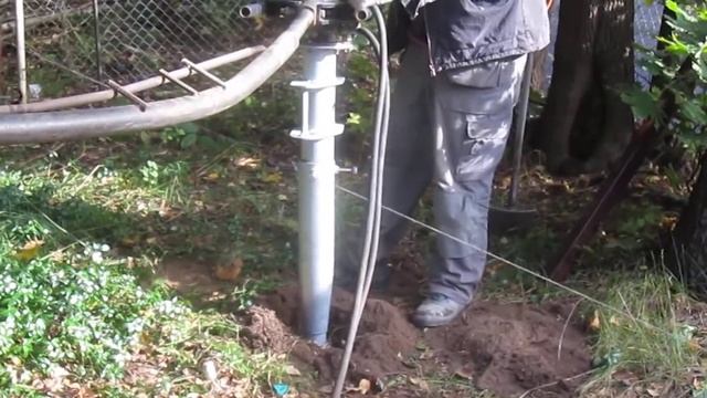 Установка винтовых свай сваекрутом смотреть онлайн