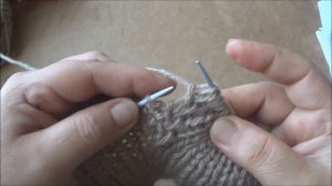 Манишка спицами. Collar knitting