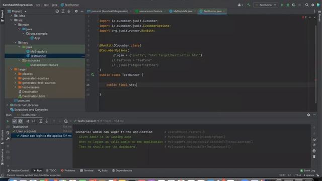 Create a cucumber framework and generate html reports in 30 min - Sriram Angajala смотреть онлайн