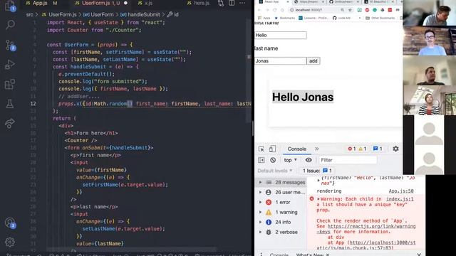 React Intro: Crud Users p3 8/31 смотреть онлайн