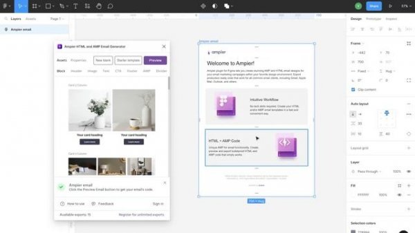 Figma Tutorial: Reordering stacking blocks | Figma to HTML & CSS Import with Ampier