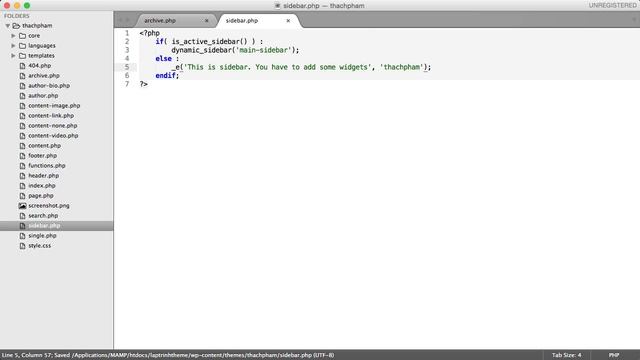 [Lập trình theme WordPress - 12] Code cho sidebar.php смотреть онлайн