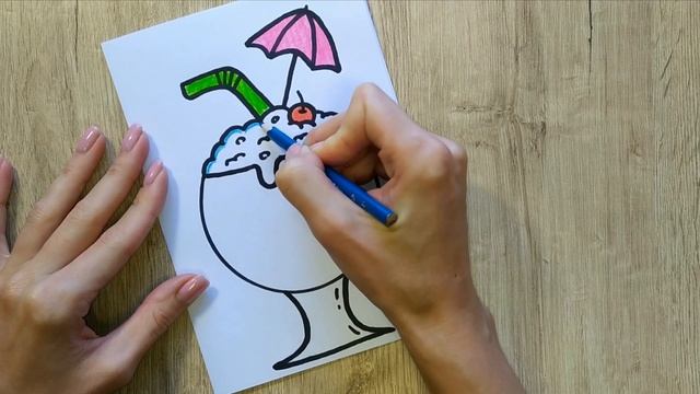 Познавательное рисование для детей с PimkiToys. Видеоурок. Простой рисунок. Стакан с соком смотреть онлайн