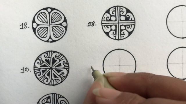 50 Easy Mandala Patterns For Beginners || Unique Centre Idea || смотреть онлайн