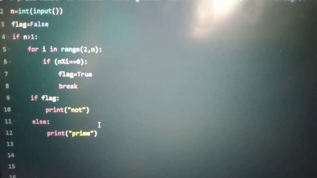 Prime number program in Python ccbp смотреть онлайн