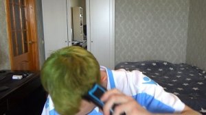 ПОБРИЛСЯ НАЛЫСО! ПРОЩАЙТЕ ЗЕЛЕНЫЕ ВОЛОСЫ ?