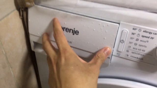 How to clean the filter and the tub GORENJE WASHING MACHINE смотреть онлайн