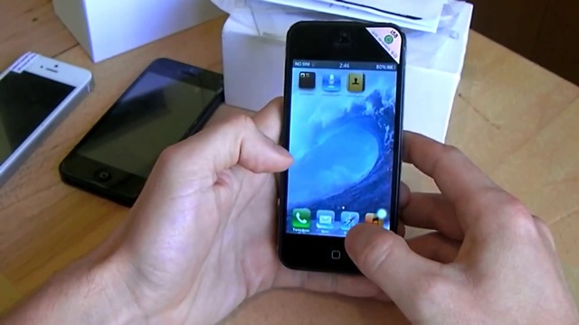 Iphone 5 black МЕТАЛ КОПИЯ Видео обзор смотреть онлайн