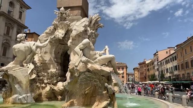 Фонтанът Четирите реки(с аудио BG/IT) #грантур #историянаизкуството смотреть онлайн