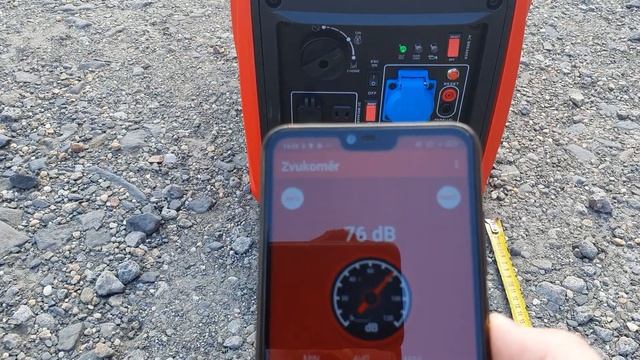 Elektrocentrála FOGO F3001IS - Měření Hluku