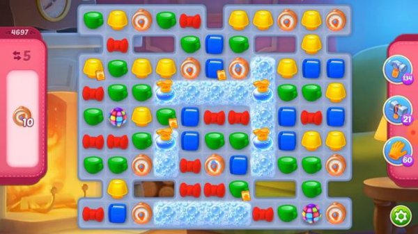 Homescapes level 4697 no boosters.