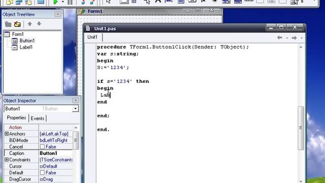 Delphi урок 1.4.1 [if..then..else] смотреть онлайн