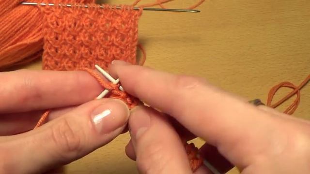 Вязание спицами. Ажурный Узор ЗАМОЧЕК //// Knitting for beginners. openwork pattern смотреть онлайн