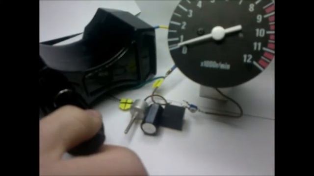 Тест стрелки тахометра